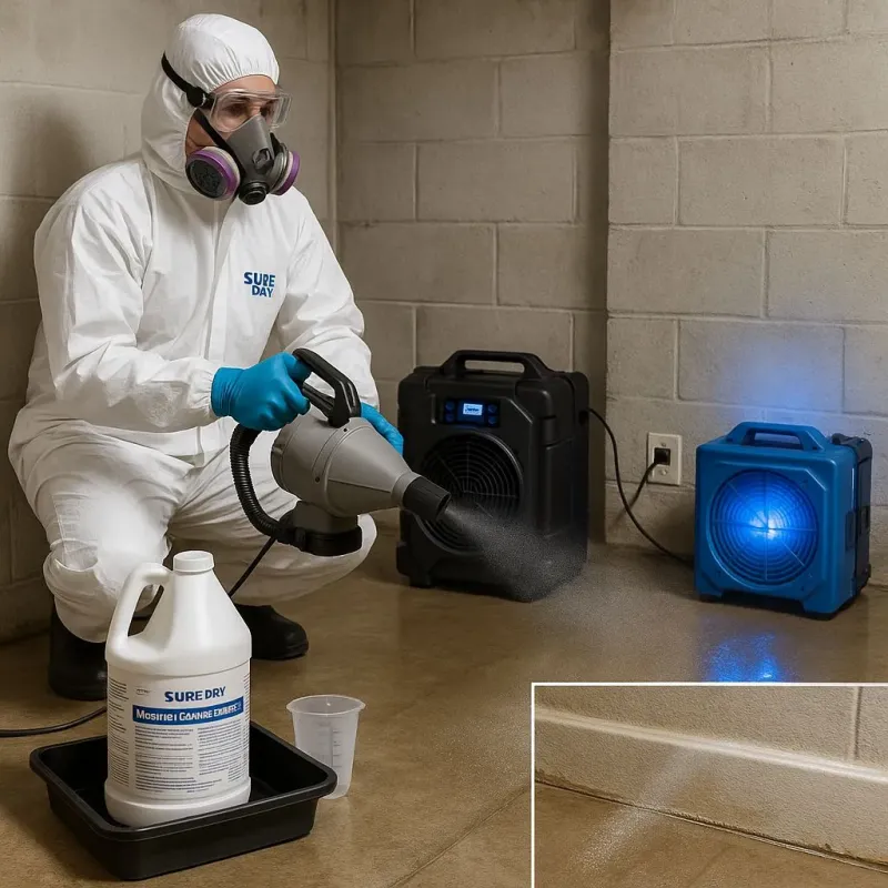 Sanitization and Odor Removal process in Rehoboth, MA